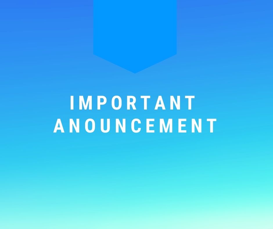 URGENT ANNOUNCEMENT on May 2026